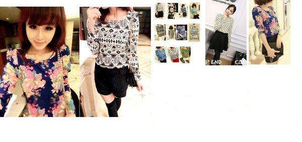 Vintage European Pattern Top (13 different pattern)